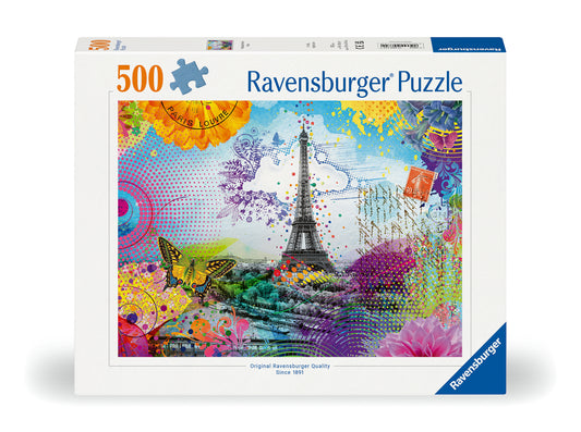 RAVENSBURGER POSTCARDS FROM PARIS 500 BRIKKER