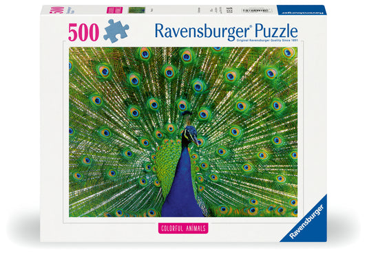 RAVENSBURGER COLORFUL ANIMALS 500 BRIKKER