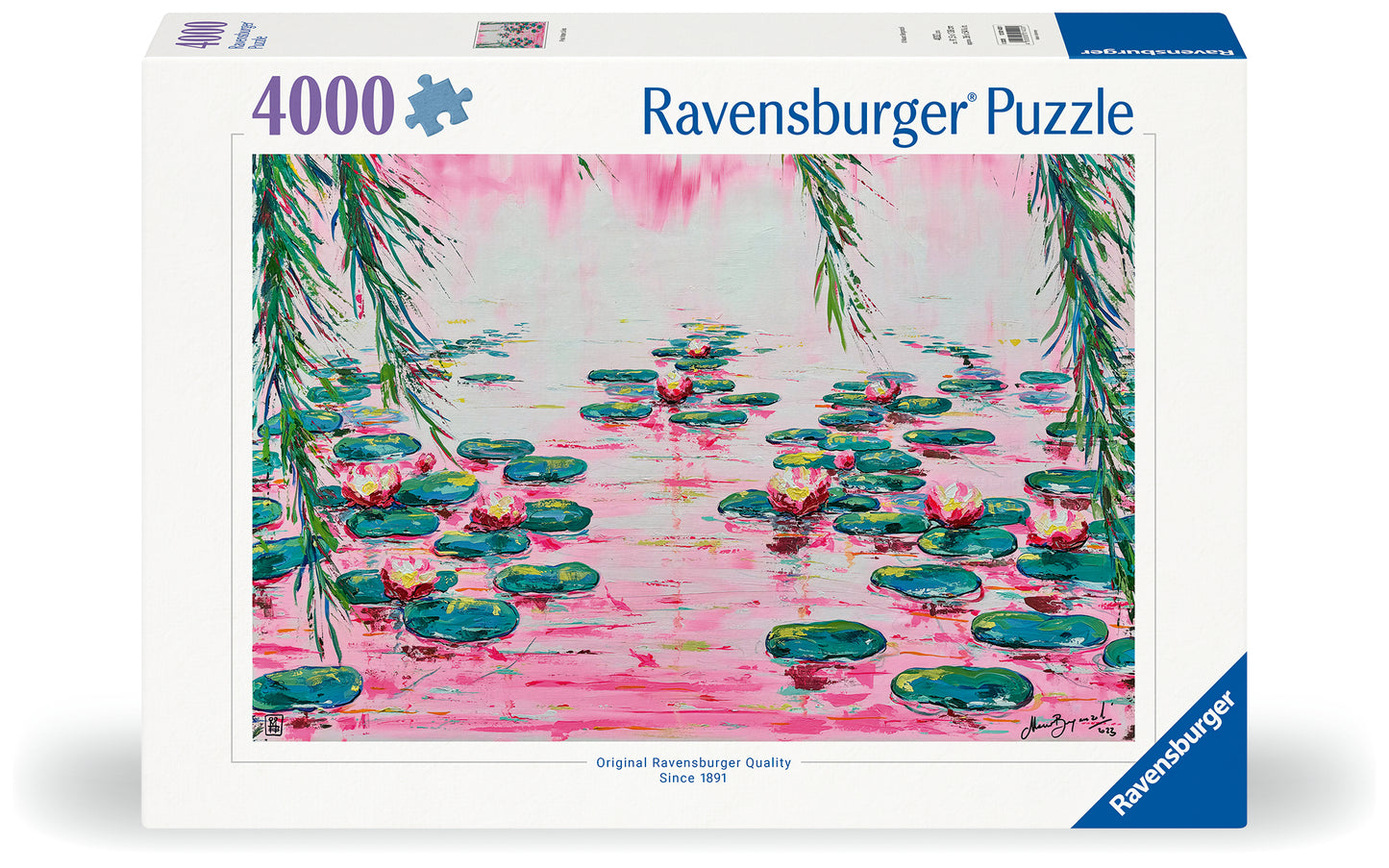 RAVENSBUGER PINK WATER LILLES 4000 BRIKKER