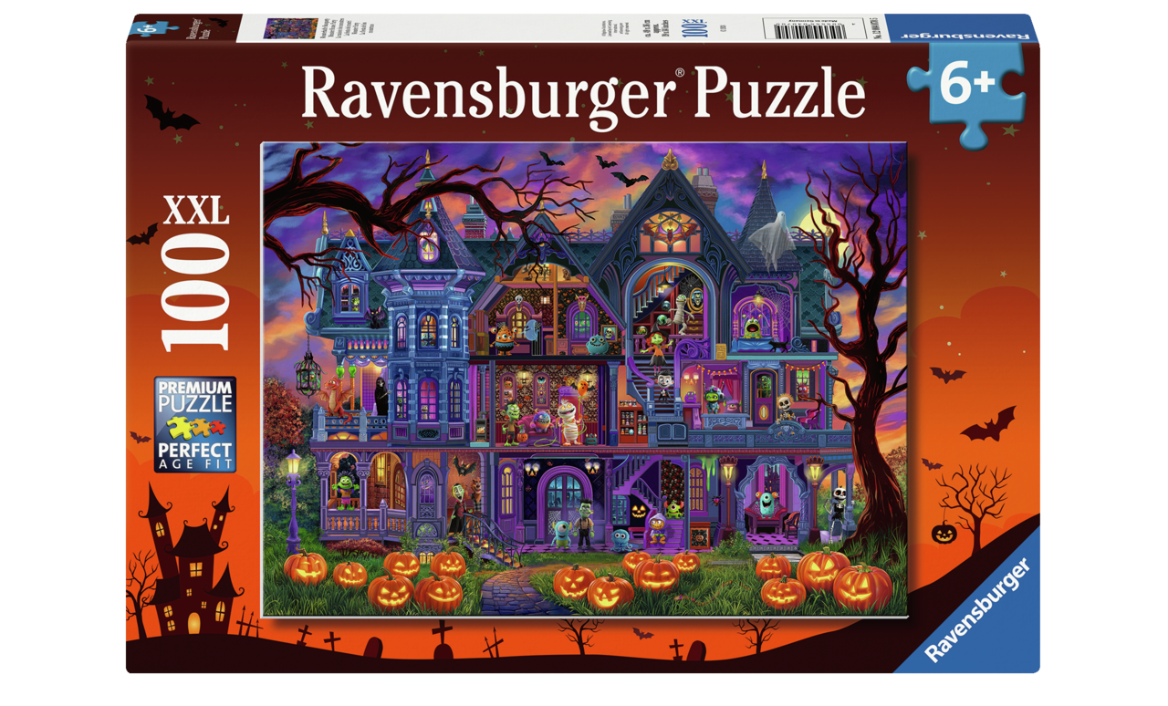 RAVENSBURGER MONSTER HOUSE PARTY 100 BRIKKER