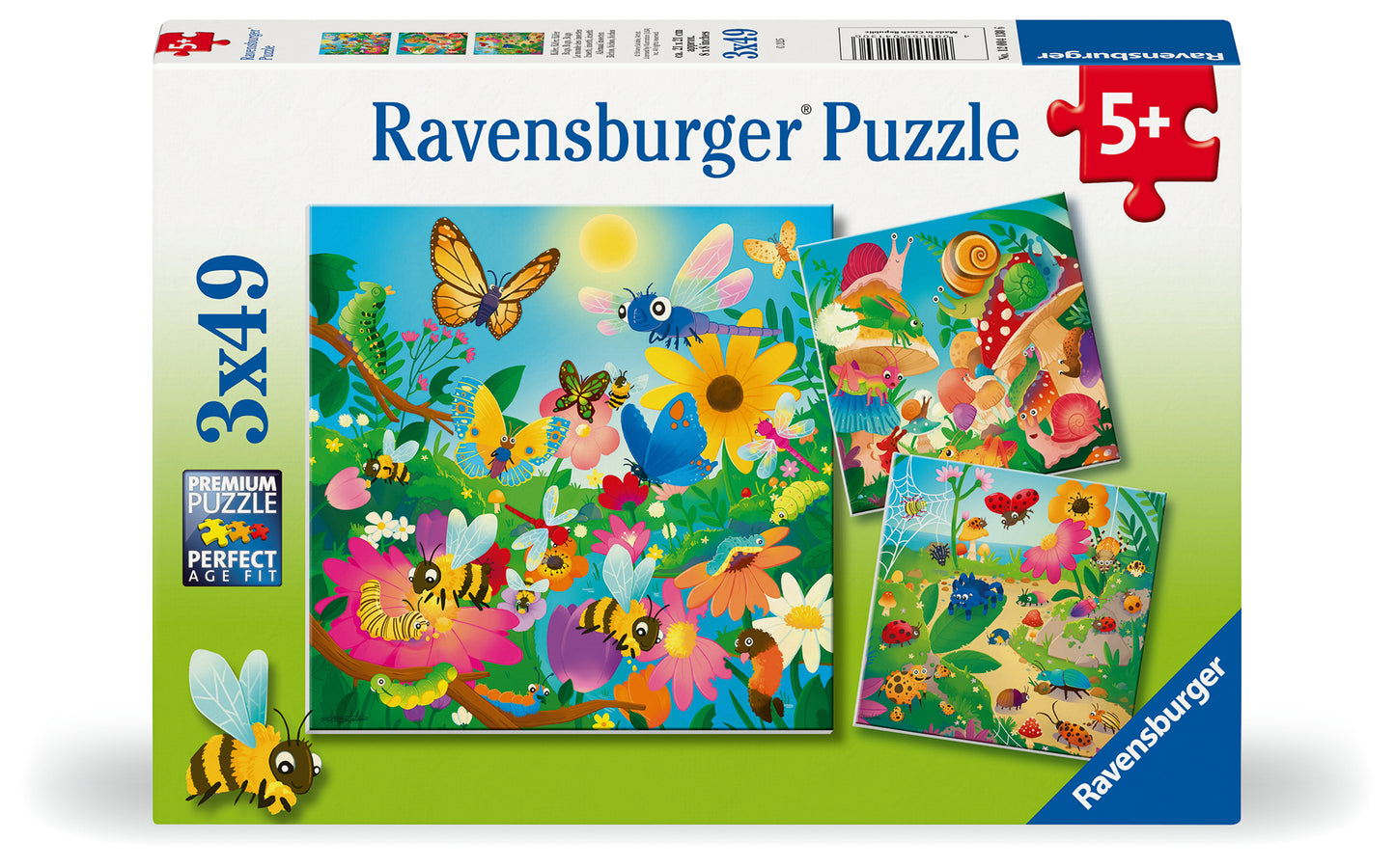 RAVENSBURGER BUGS, BUGS, BUGS 3X49 BRIKKER