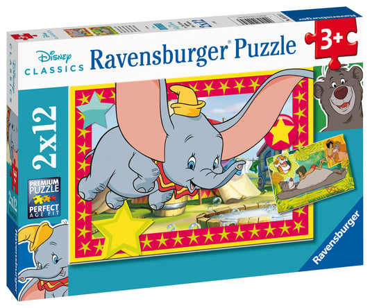 RAVENSBURGER DISNEY ANIMALS 2X12 BRIKKER