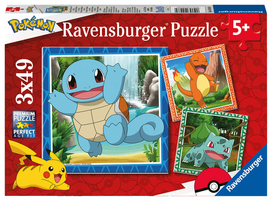 RAVENSBURGER POKEMON 3X49 BRIK