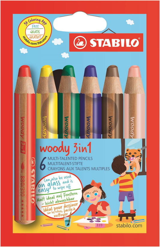 STABILO WOODY AKVAREL