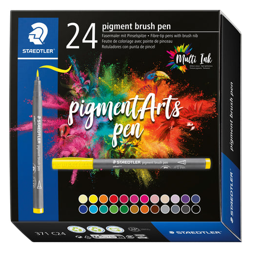 BRUSH PEN PIGMENT 24 STK