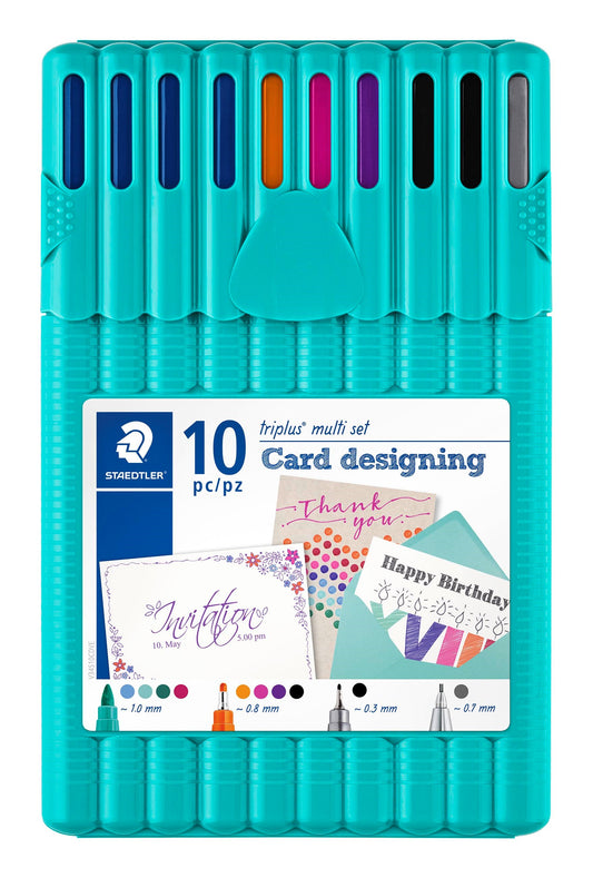 TRIPLUS MULTISÆT 10 STK. ASS CARD DESIGNING