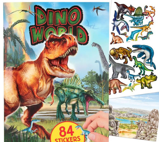 DINO WORLD 84 STICKERS