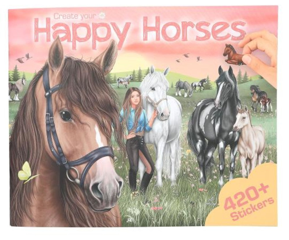CREATE YOUR HAPPY HORSES AKTIVITETSBOG