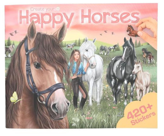 CREATE YOUR HAPPY HORSES AKTIVITETSBOG