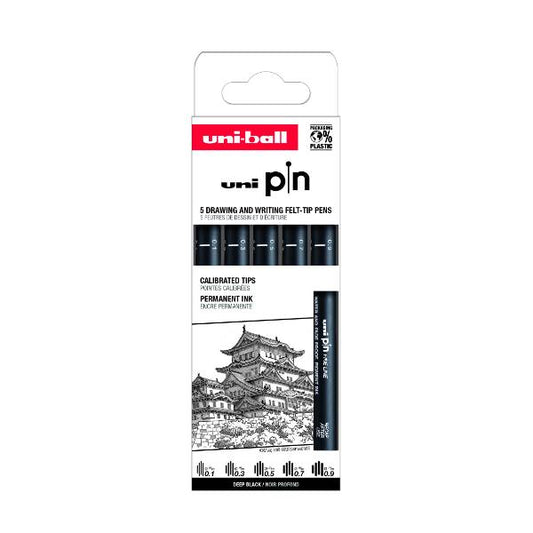 UNI PIN 5 STK. CLASSIC SORT