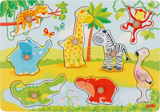 LIFT OUT PUZZLE, AFRICAN BABY ANIMALS