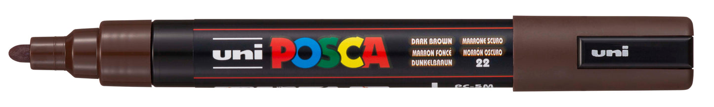 UNI POSCA MARKER PC-5M - 76 DARK BROWN