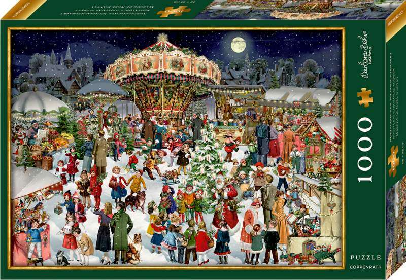 NOSTALGISK JULEMARKED 1000 BRIKKER