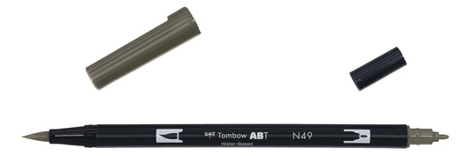 MARKER TOMBOW ABT DUAL BRUSH N49 WARM GREY 8