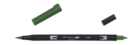 MARKER TOMBOW ABT DUAL BRUSH 249 HUNTER GREEN