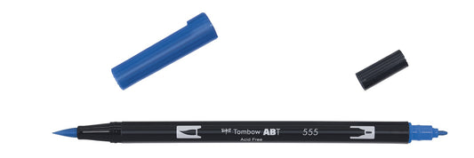 MARKER TOMBOW ABT DUAL BRUSH 555 ULTRAMARINE