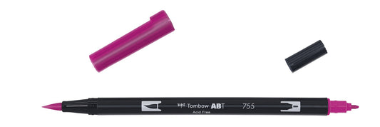 MARKER TOMBOW ABT DUAL BRUSH 755 RUBINE RED