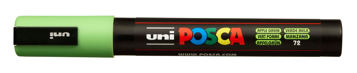 PAINTMARKER UNI POSCA PC-5M ÆBLE GRØN