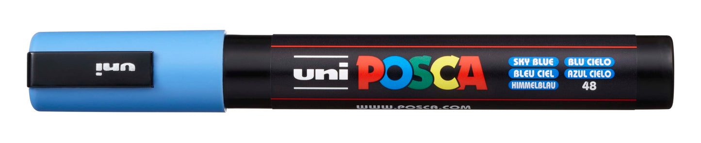 PAINTMARKER UNI POSCA PC-5M SKY BLÅ