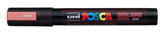 PAINTMARKER UNI POSCA PC-5M METALLIC RØD