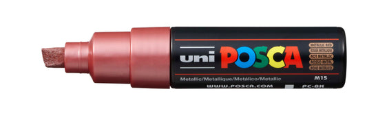 PAINTMARKER UNI POSCA PC-8K METALLIC RØD