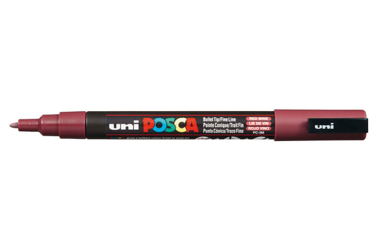 PAINTMARKER UNI POSCA PC-3M VINRØD