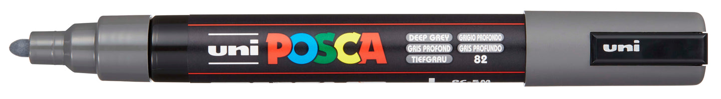 UNI POSCA MARKER PC-5M DEEP GREY