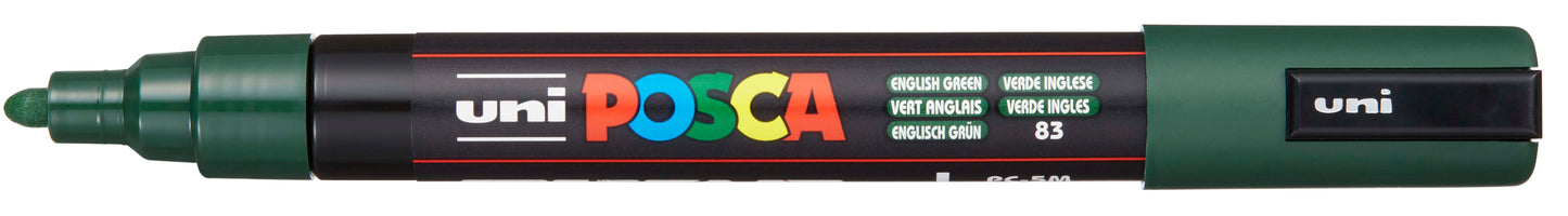 UNI MARKER POSCA PC-5M ENGLISH GREEN