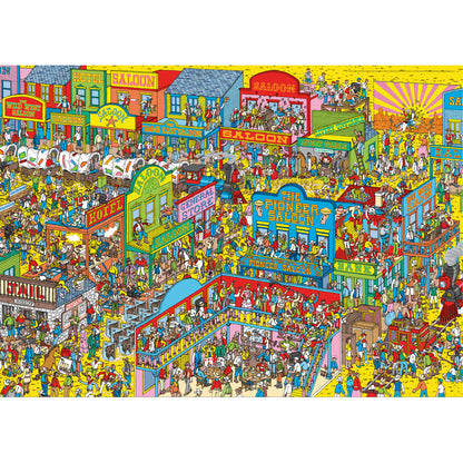 WHERE'S WALLY THE WILD WEST 1000 BRIKKER