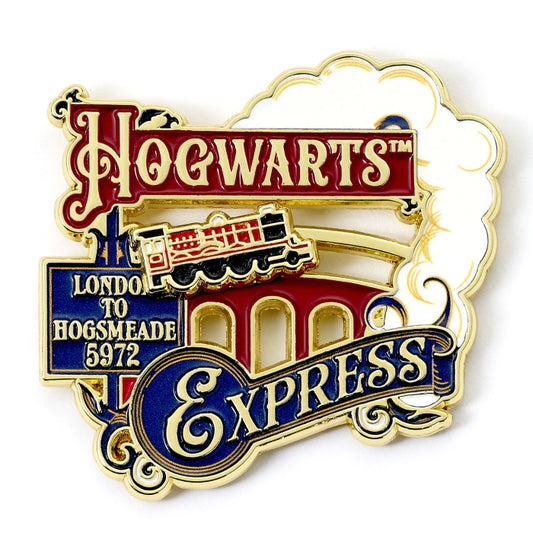 HARRY POTTER HOGWARTS EXPRESS SLIDING PIN BADGE