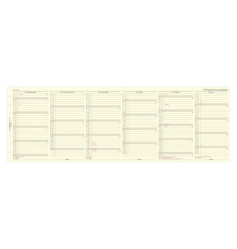 FILOFAX REFILL ÅRSPLAN PERSONAL 2027