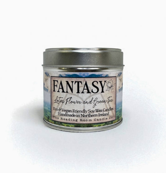 FANTASY SCENTED SOY CANDLE LOTUS FLOWER AND GREEN TEA