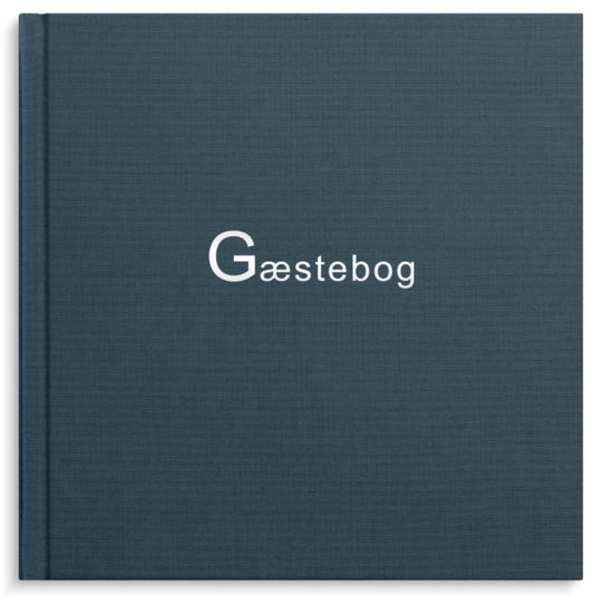 MAYLAND GÆSTEBOG BLÅ TEKSTIL