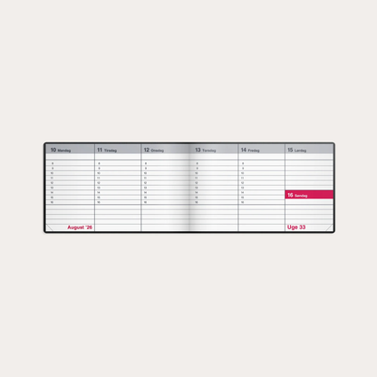 MINI BORD KALENDER SORT VINYL 2026