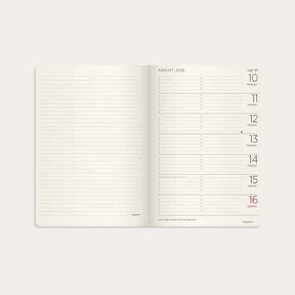 A5 FORMA DELUXE TVÆRF SORT KUNSTSKIND 2026