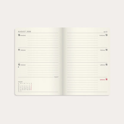 A6 FORMA DELUXE TVÆR BRUN 2026