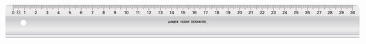 LINEAL LINEX KLAR PLAST 30CM
