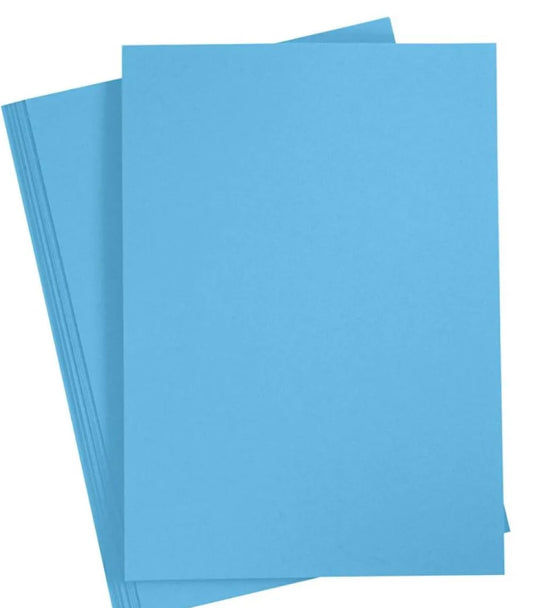 KARTON A4 180 G KLAR BLÅ 20 ARK