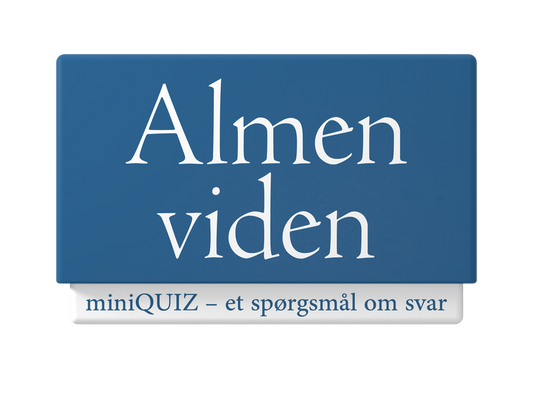 MINIQUIZ - ALMEN VIDEN
