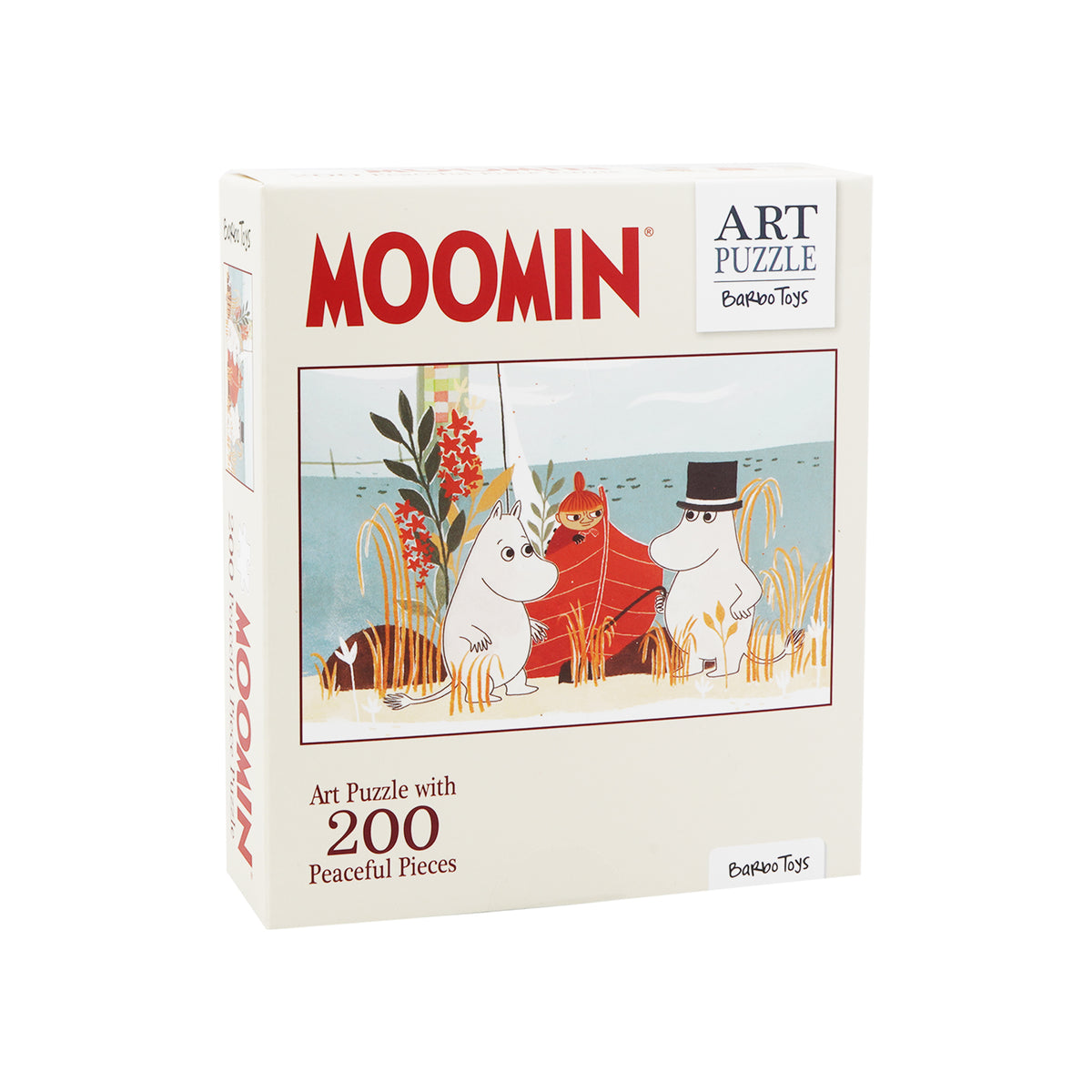 MUMIN ART PUSLESPIL RØD 200 BRIKKER 