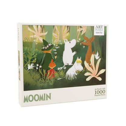 MOOMIN ART PUZZLE 1000 PCS GREEN