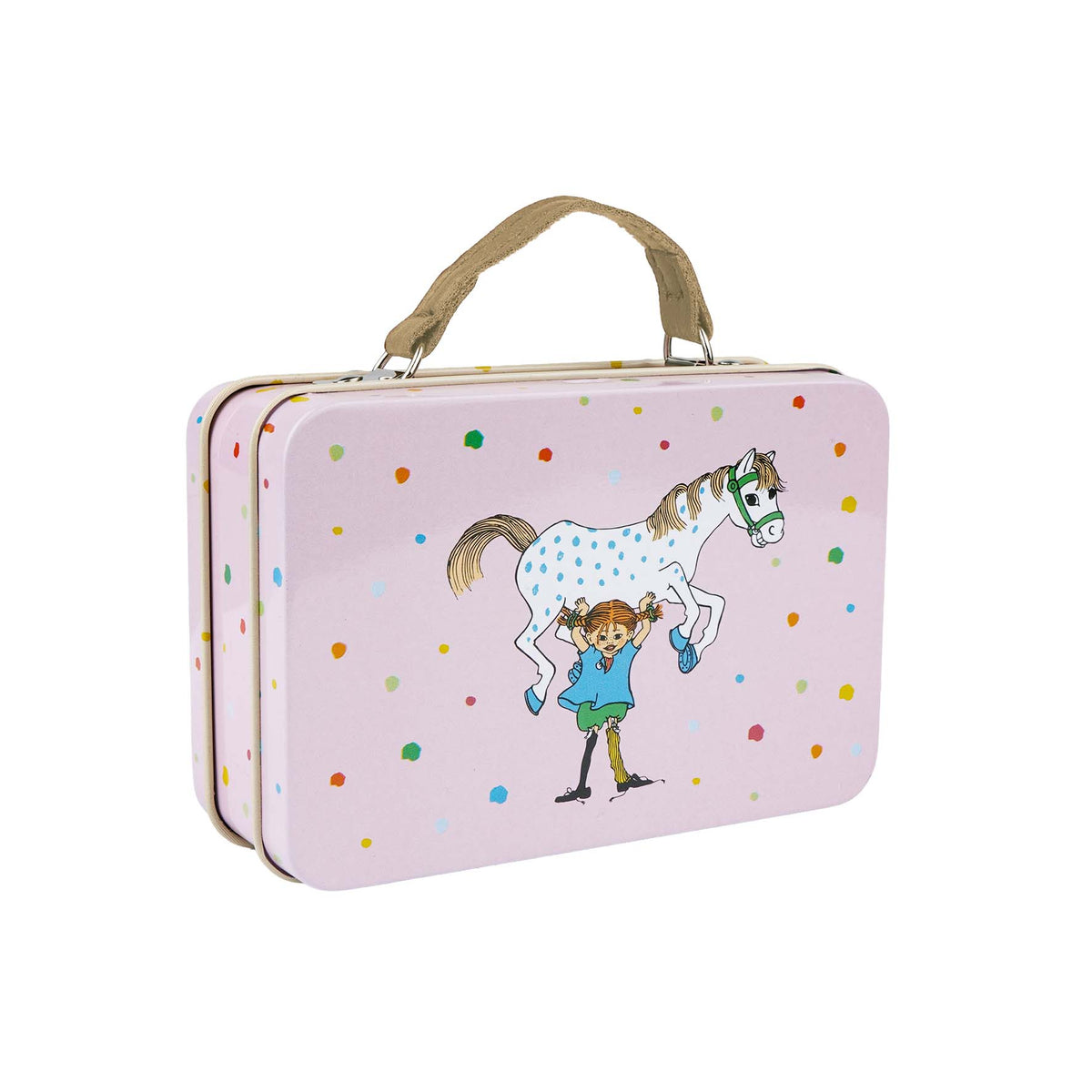 PIPPI - LILLE TIN KUFFERT - PINK