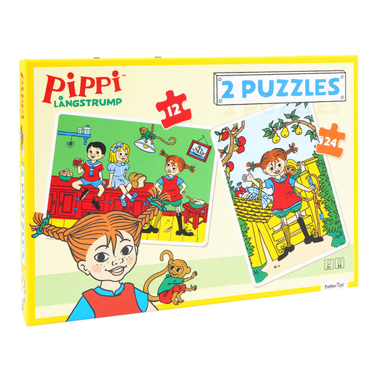 PIPPI LANGSTRØMPE - 2 PUSLESPIL