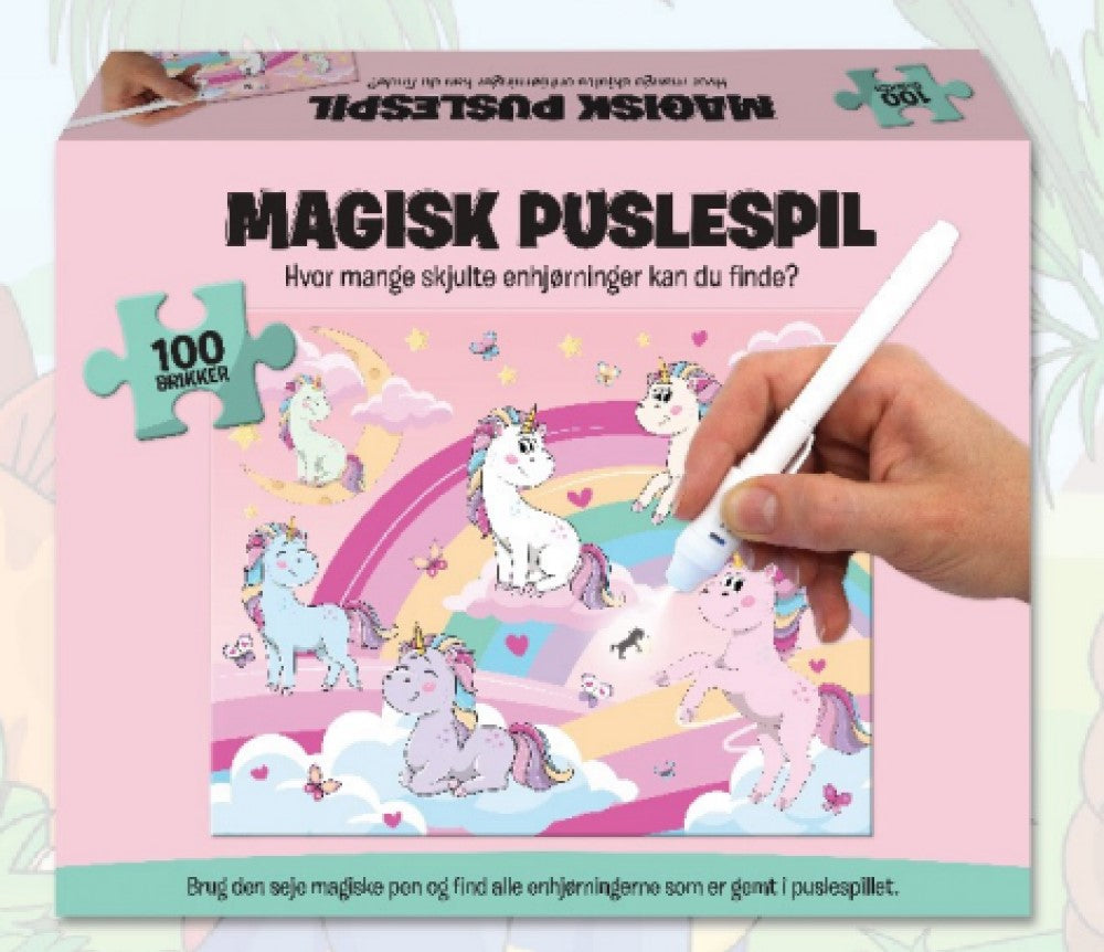 MAGISK PUSLESPIL UNICORN 100 BRIKKER