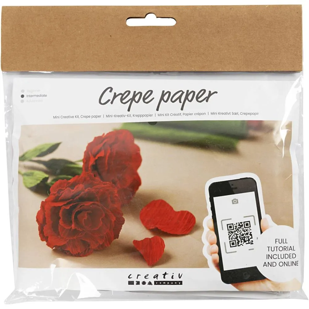 MINI DIY KIT ROSE CREPEPAPIR