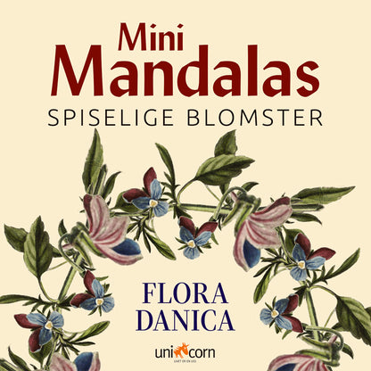 MINI MANDALAS- SPISELIGE BLOMSTER