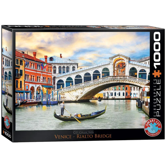 EUROGRAPHICS VENICE - RIALTO BRIDGE 1000 BRIKKER