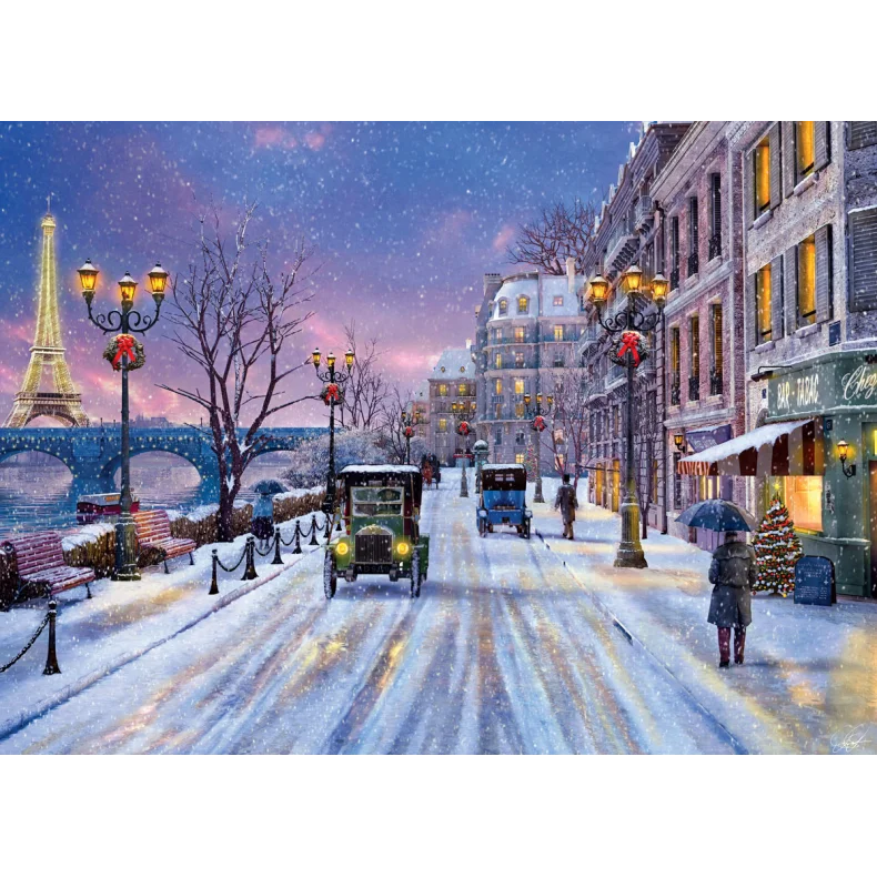 CHRISTMAS IN PARIS 1000 BRIKKER