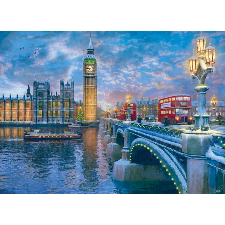 CHRISTMAS EVE IN LONDON 1000 BRIKKER