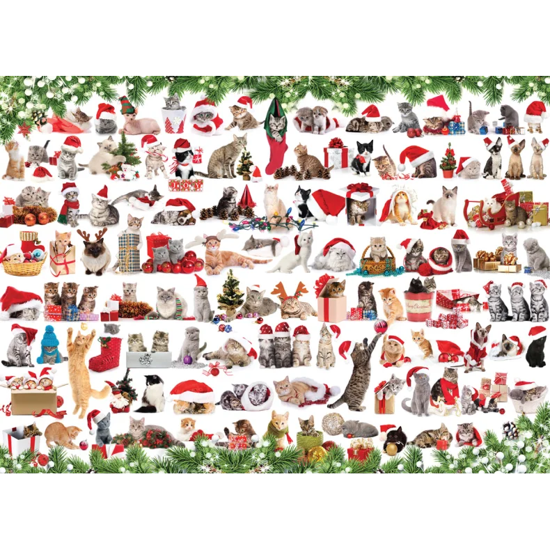 HOLIDAY CATS SMARTS CUT 1000 BRIKKER